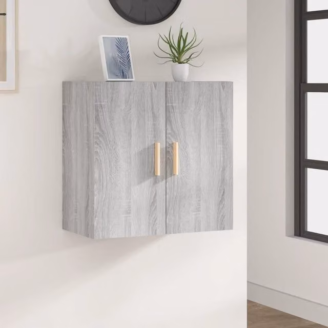 Berkfield Home Grey Sonoma Wall Cabinet W/D/H: 60 x 30 x 60 cm