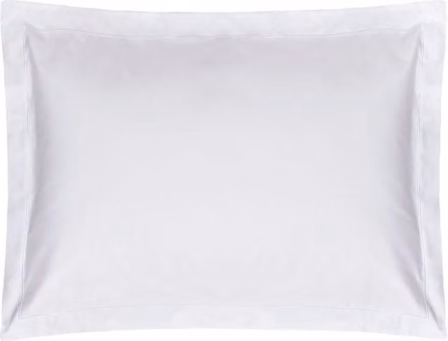 Belledorm White Egyptian Cotton 400 Thread Count Mako Satin Oxford Pillowcases – 1