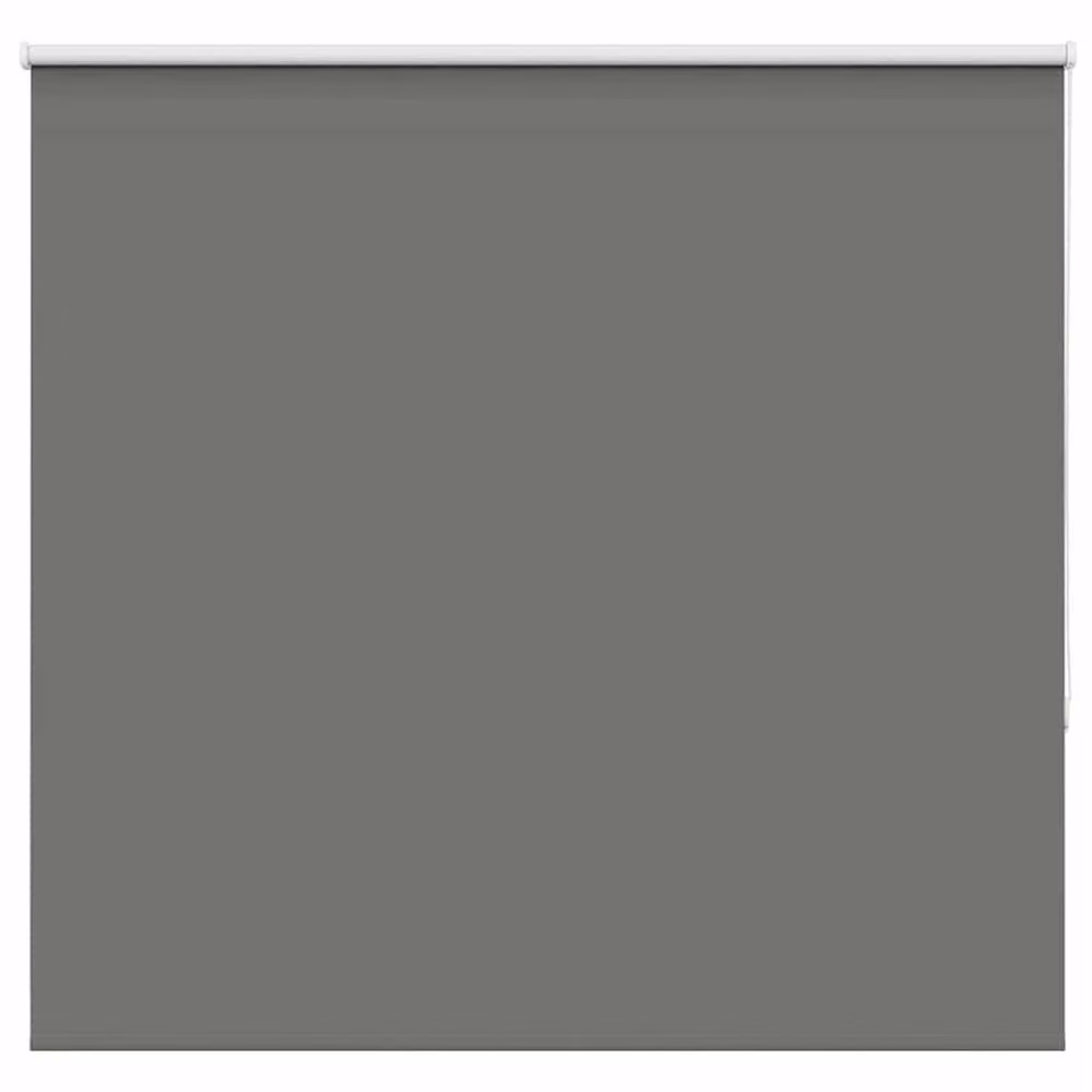 Berkfield Home Grey Blackout Roller Blind, Thermal Insulating Polyester Fabric, W: 160 cm, H: 130 cm – 1