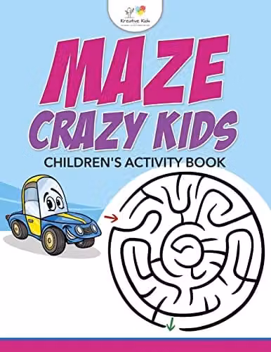 Kreative Kids Maze Crazy Children's Multicolour Activity Book