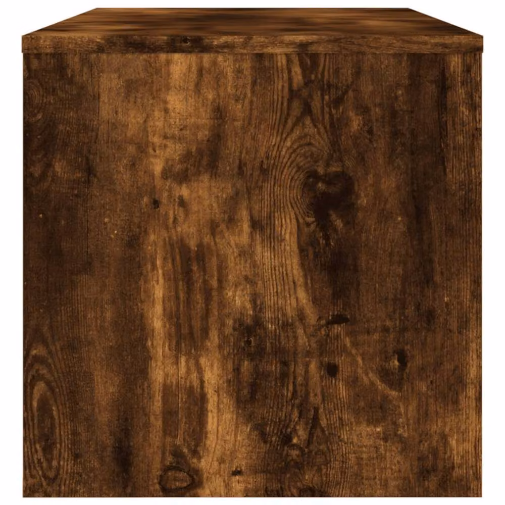Berkfield Home Smoked Oak TV Cabinet in Brown, W/D/H: 120 x 34 x 37 cm – 3