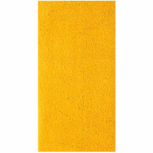 THE RUGS Yellow Plain High Pile Shaggy Rug, W: 80 cm, L: 150 cm – 3