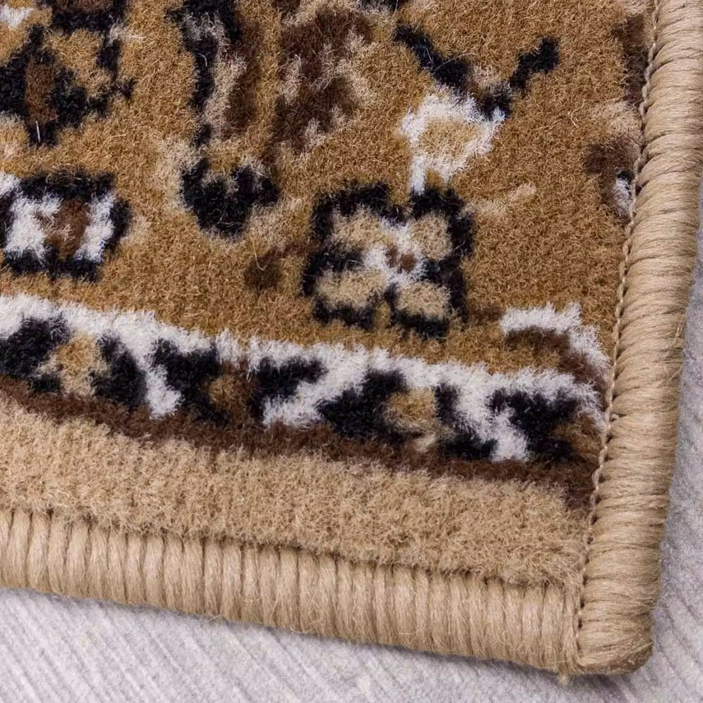 runrug Traditional Hallway Carpet Runner Rug in Beige, W/D/H: 60 x 180 cm – 3