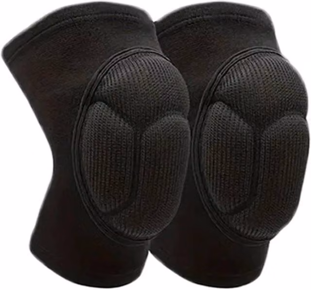 NESTLUNE Pro Knee Pads for Construction Comfort, 2 Pairs, Black, Size 10 – 1