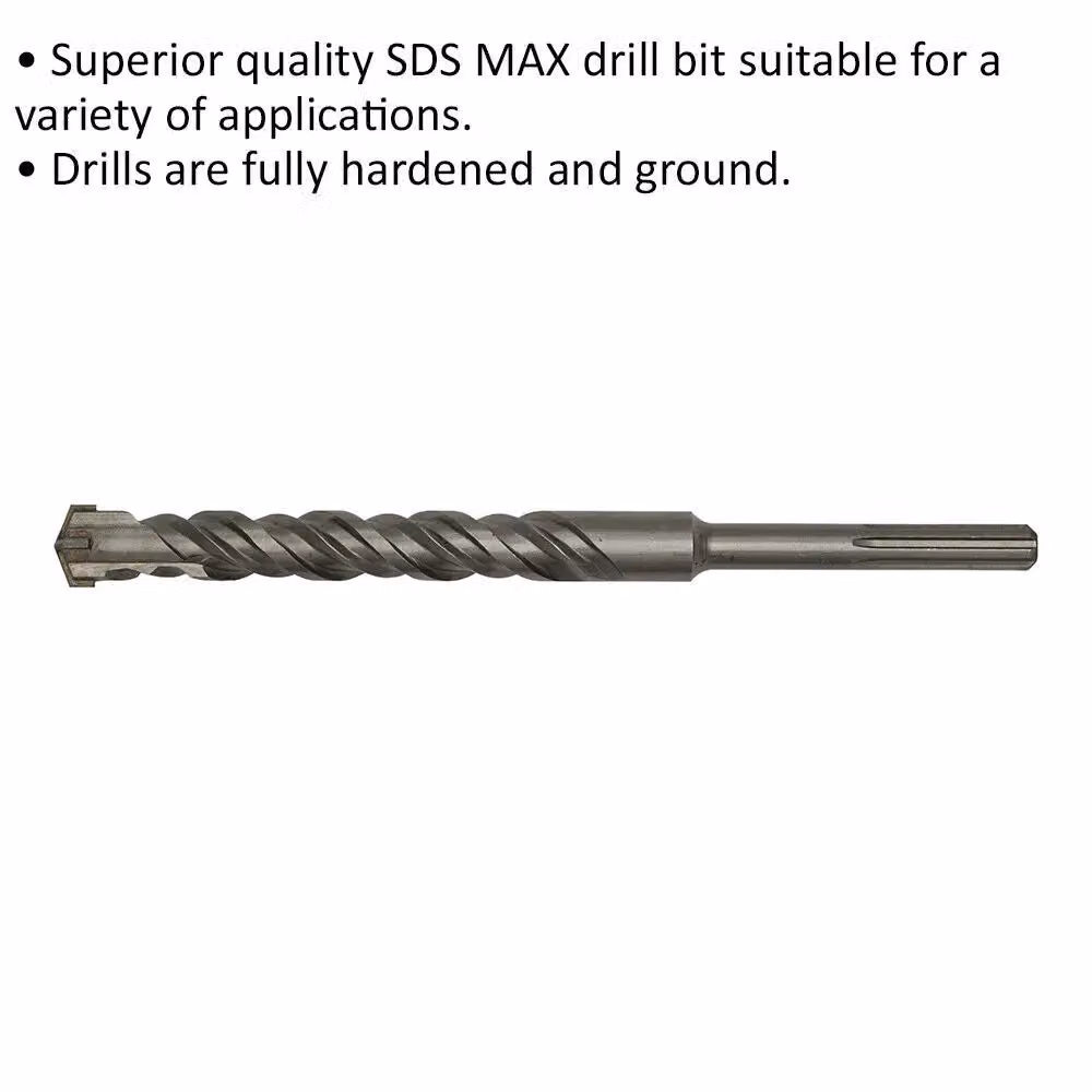 Loops SDS Max Masonry Drill Bit, Silver – 2