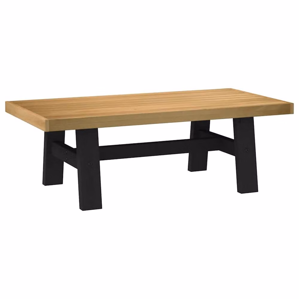 Berkfield Home NOAIN Decorative Solid Wood Coffee Table in Brown, W/D/H: 120 x 60 x 40 cm – 2