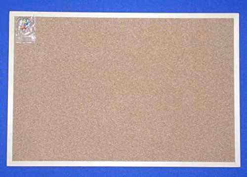NICOLINE Natural Brown Cork Notice Board W: 60 cm, H: 90 cm