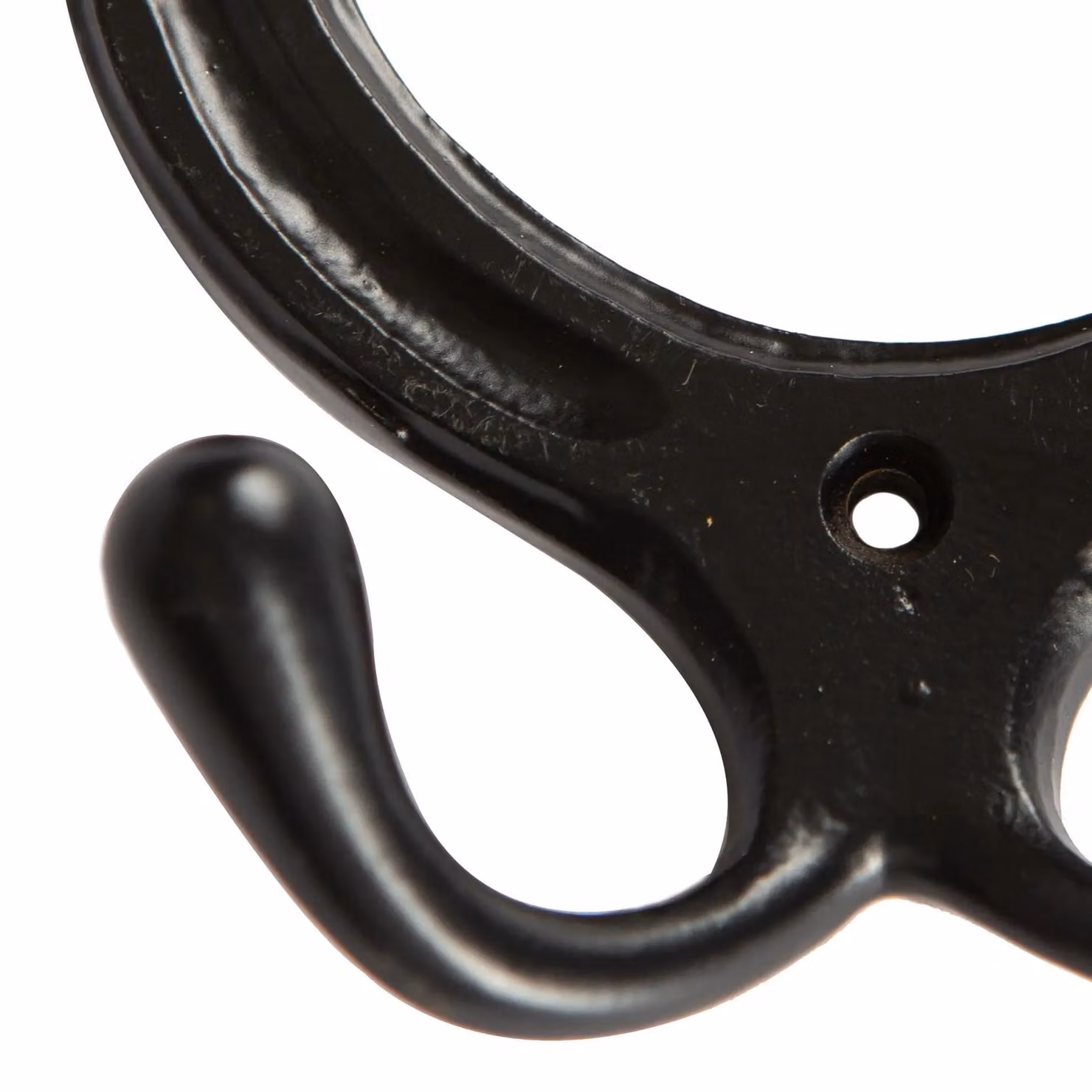 Hammer and Tongs Horse Shoe Double Coat Hook, Pack of 10, Black and Gold, W: 100 mm, H: 110 mm – 3
