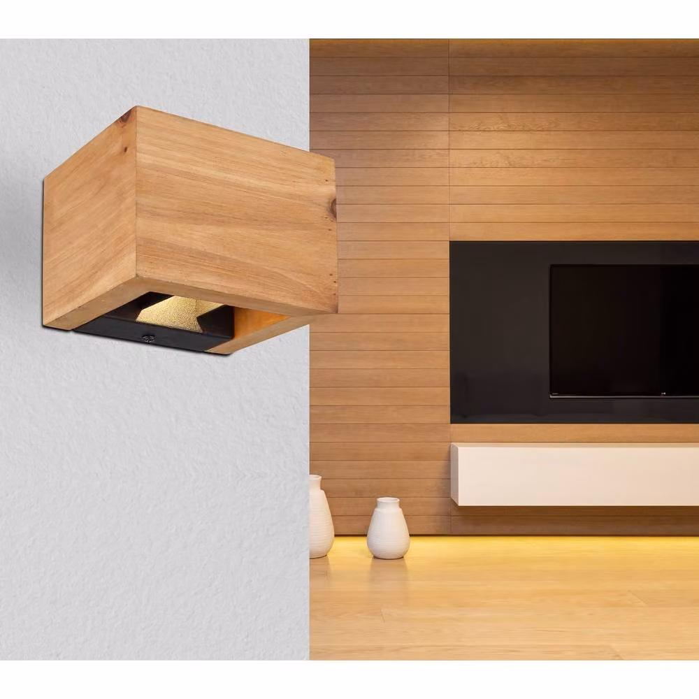 Netlighting Alina Up & Down LED Wall Lamp, Brown – 3