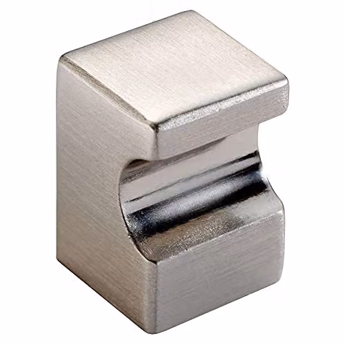 Loops 4 Pack Square Cupboard Door Knobs in Brushed Silver – 2