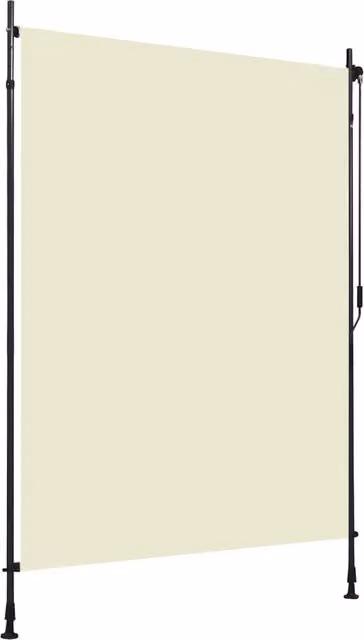Berkfield Home Outdoor Roller Blind, Beige, W: 150 cm, H: 270 cm