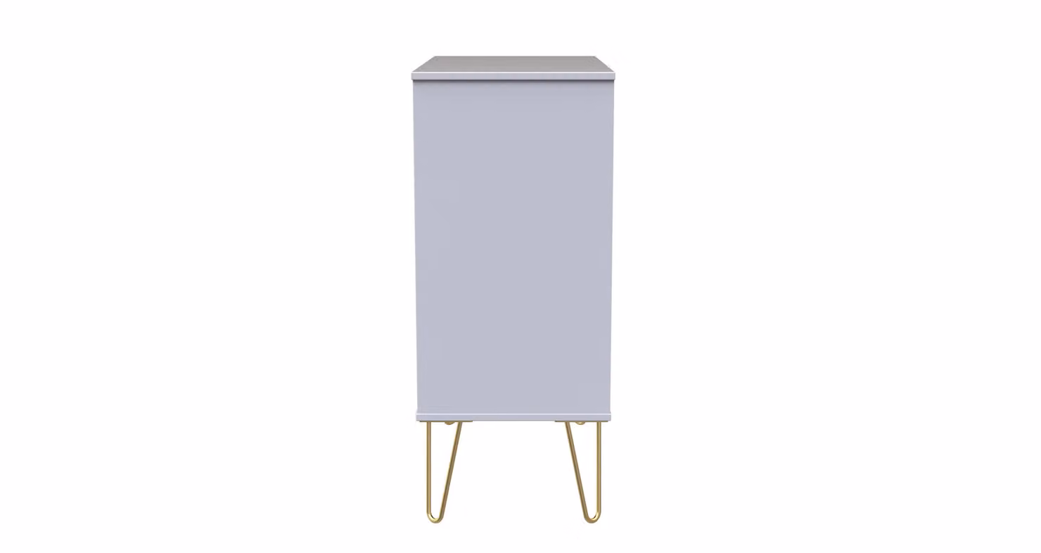 Ready Assembled 2 U Dallas 4 Drawer Chest in Duck Egg Blue and Gold – 2