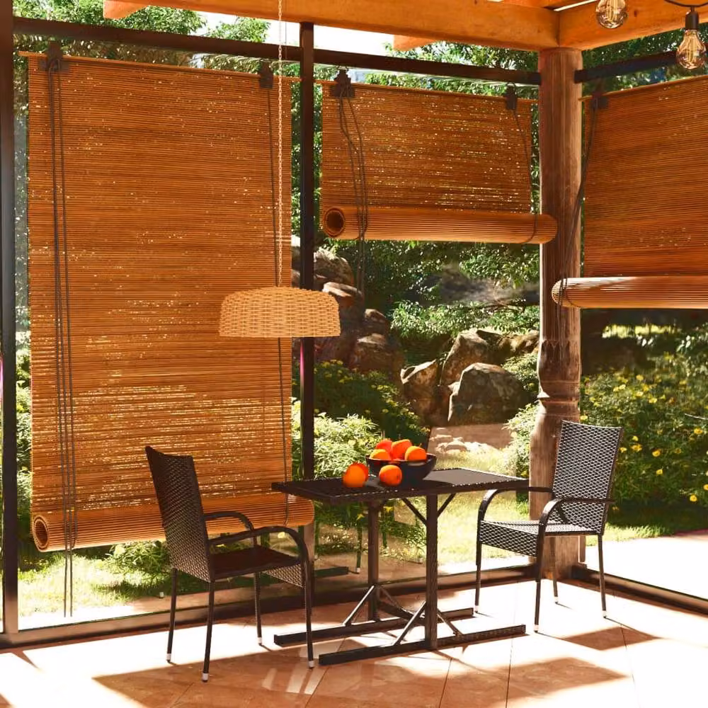 Berkfield Home 3 Piece Black Rattan and Metal Garden Dining Set with Glass Top – 1