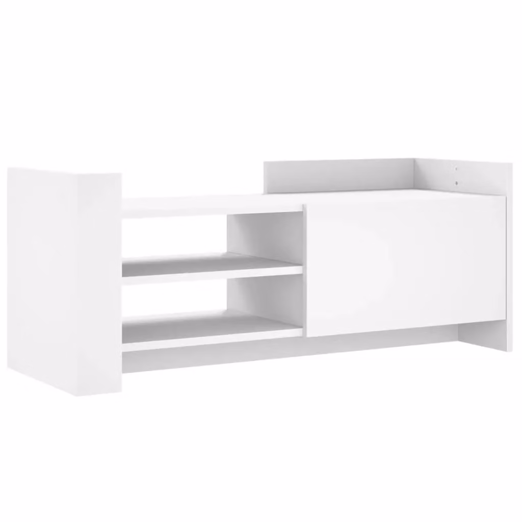 Berkfield Home White Modern TV Cabinet W/D/H: 100 x 35 x 40 cm – 2