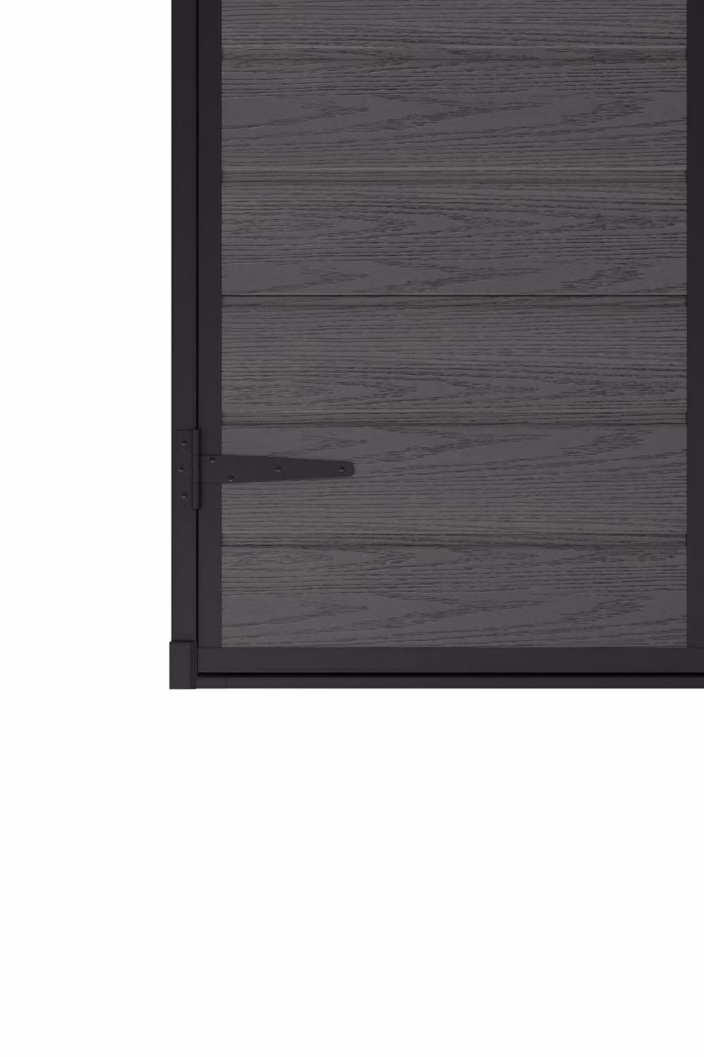 Living and Home Dark Grey Pent Outdoor Garden Tool Storage Shed with Double Doors, W: 152.4 cm, D: 91.44 cm, H: 170 cm – 6