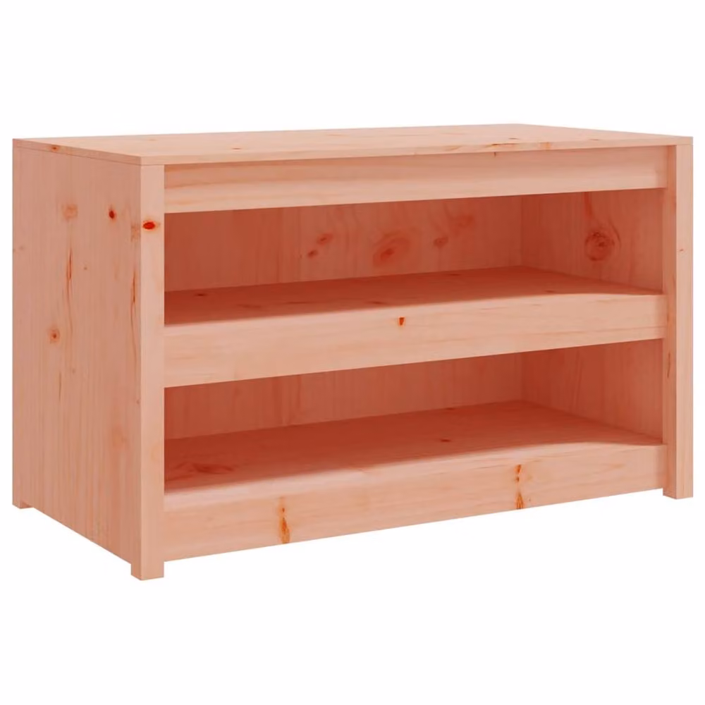 Berkfield Home Outdoor Kitchen Base Unit Set of 2 in Beige Rustic Solid Wood – 3