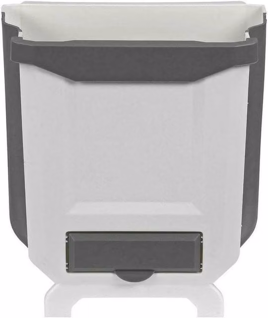 FLAVORA Grey Folding Hanging Waste Bin with Flip Lid, 9L