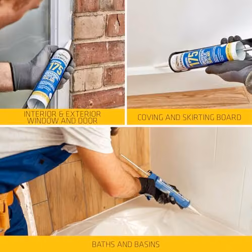 Sika Flexible White Acrylic Sealant 300 ml – 4