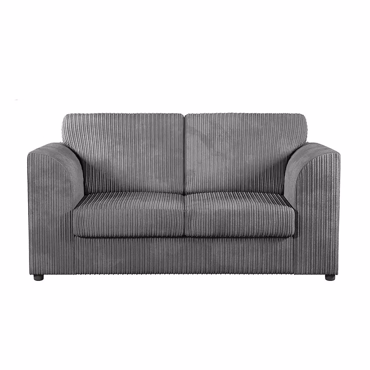 Furnishings For Less UK Luxor 3 Piece Sofa Suite in Grey Jumbo Cord Fabric – 2