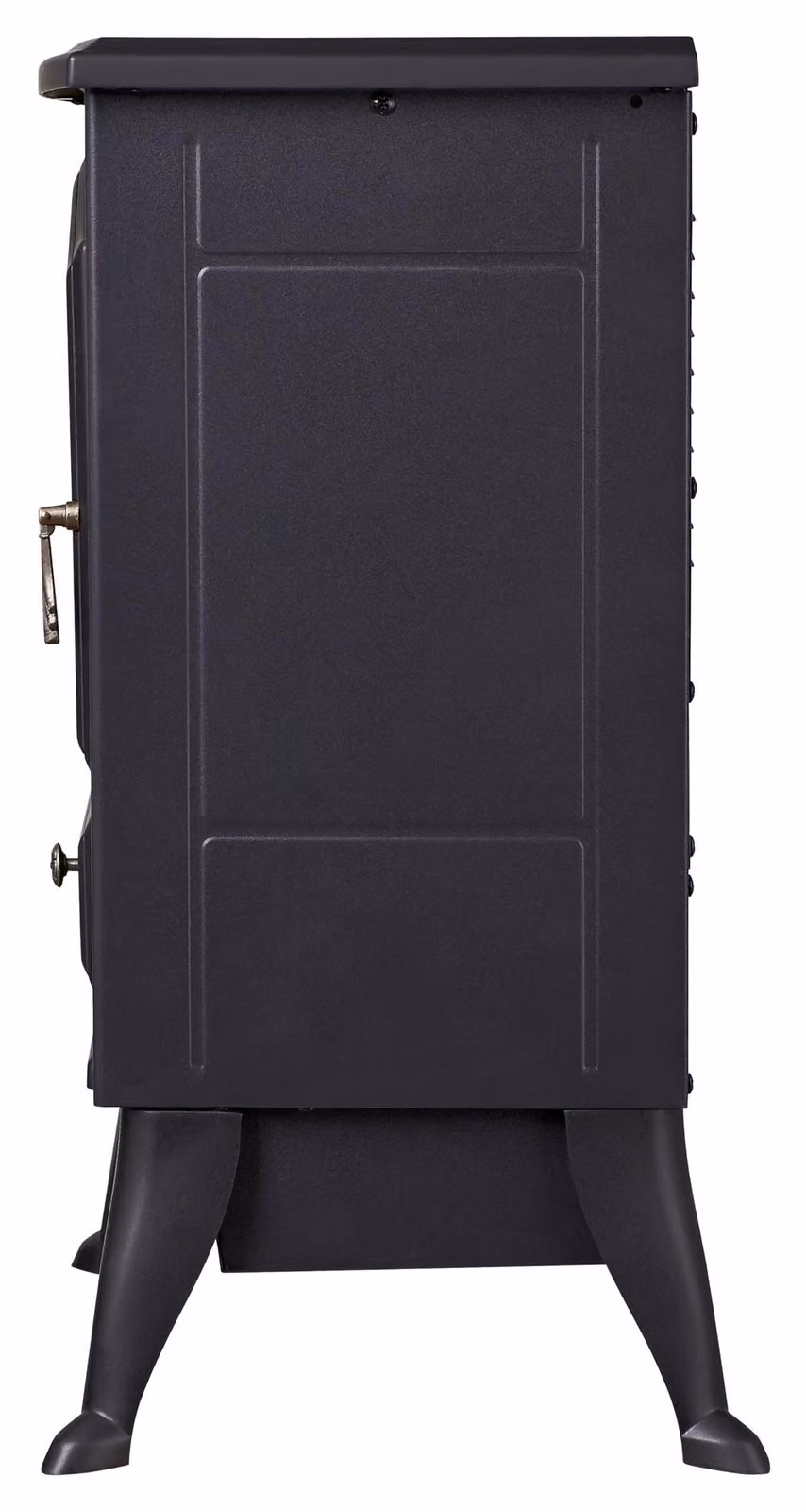 London Boutique Electric Fireplace Heater in Black with Adjustable Flame Brightness and 2 Heat Settings – 2
