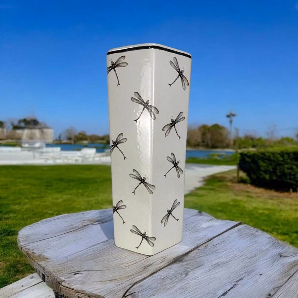 Minster Ceramic Hexagonal Umbrella Stand, White, W/D/H: 20 x 20 x 46 cm – 2