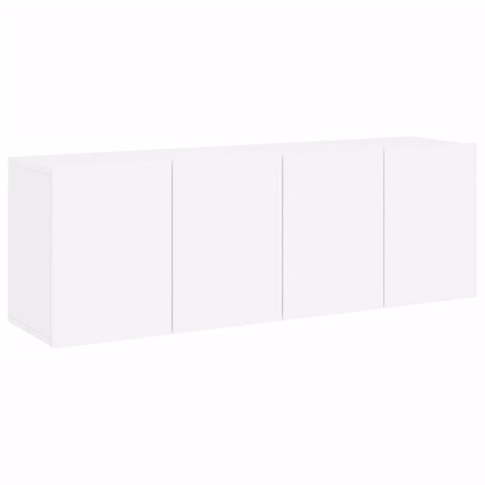 Berkfield Home Wall-mounted TV Cabinets, 2 Piece Set, White, W/D/H: 60 x 30 x 41 cm – 3