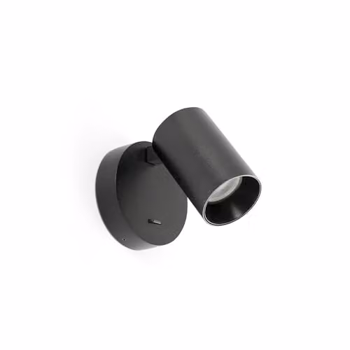 Netlighting Stan Single Spotlight in Matt Black – 1