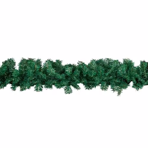 Samuel ALEXANDER 2.7m Plain Green Christmas Garland with 260 Tips – 3
