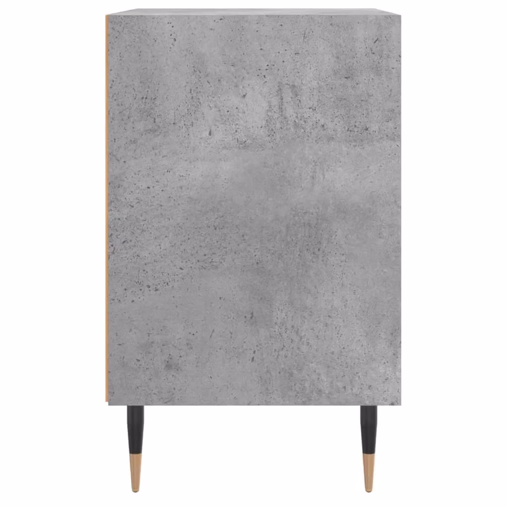 Berkfield Home Set of 2 Modern Wall Mounted Bedside Cabinets in Concrete Grey, W: 40 cm, D: 30 cm, H: 50 cm – 3