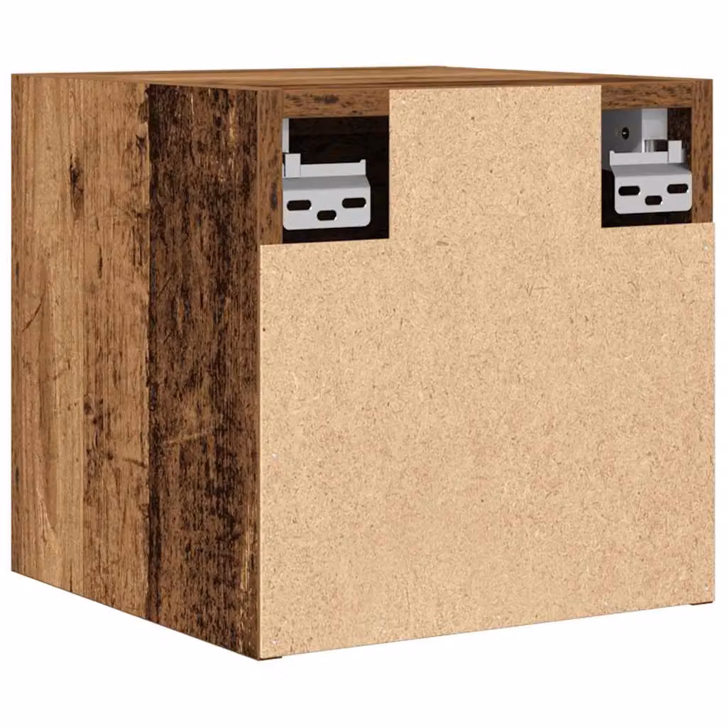Berkfield Home Wall Mounted TV Cabinet in Old Wood Brown, W/D/H: 30.5 x 30 x 30 cm – 5