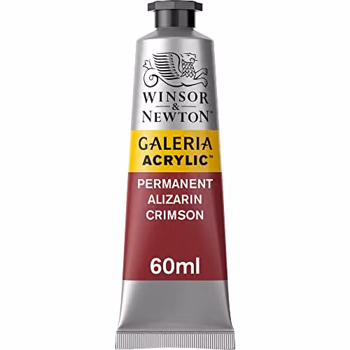 Winsor & Newton Galeria Acrylic Paint, Alizarin Crimson, 60 ml – 2