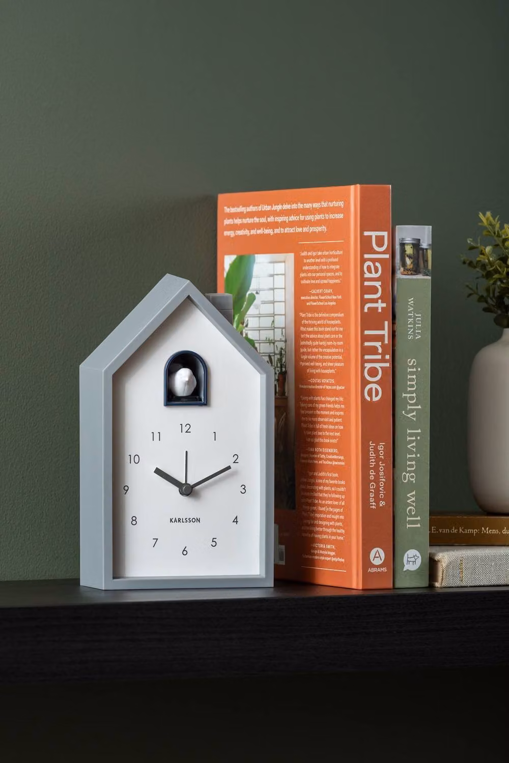 Zeller Present Karlsson Modern Cuckoo Wall Clock in Grey – 3