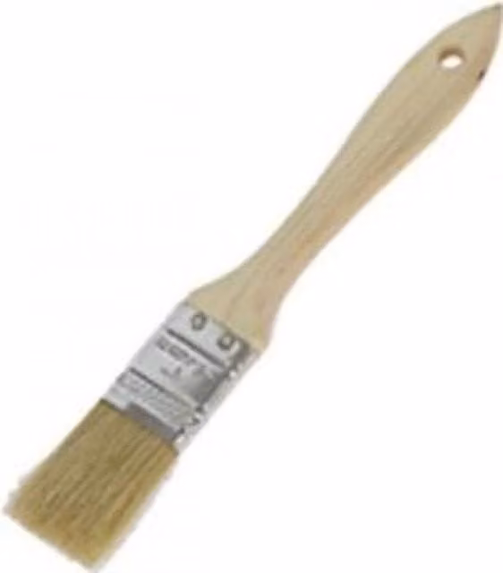 Dexam Flat Pastry Brush with Natural Bristles in Beige