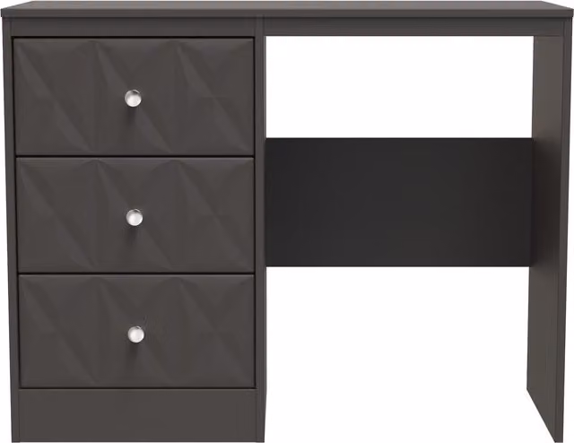 Ready Assembled 2 U Memphis 3 Drawer Vanity in Dark Grey