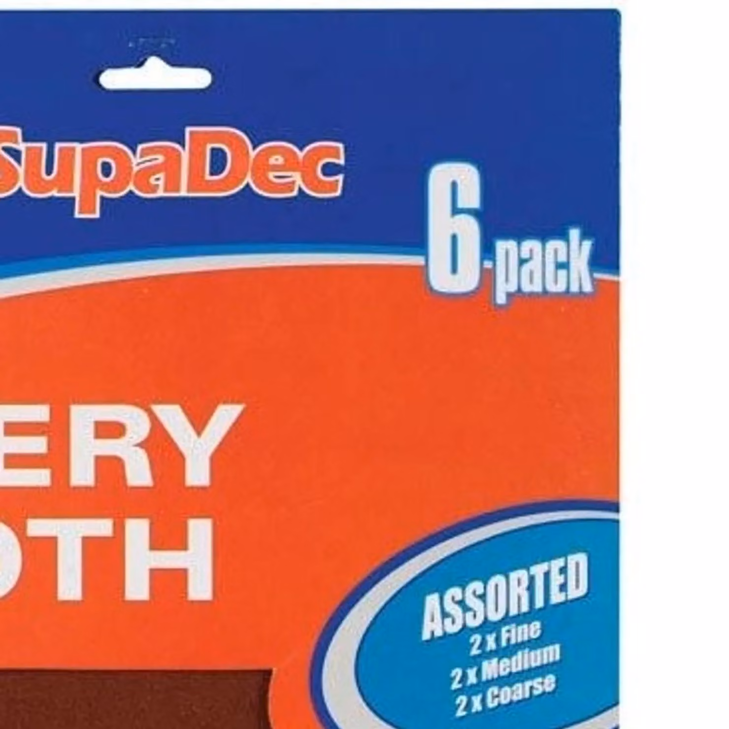 SupaDec Emery Cleaning Cloths, Pack of 6, Red – 2