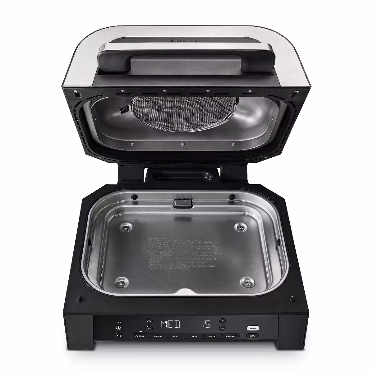 Ninja 6-in-1 MAX Grill and Air Fryer DG551 in Grey – 9
