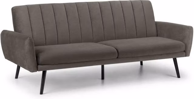 Cheshire Alvera Grey Velvet Upholstered Sofa Bed – 1