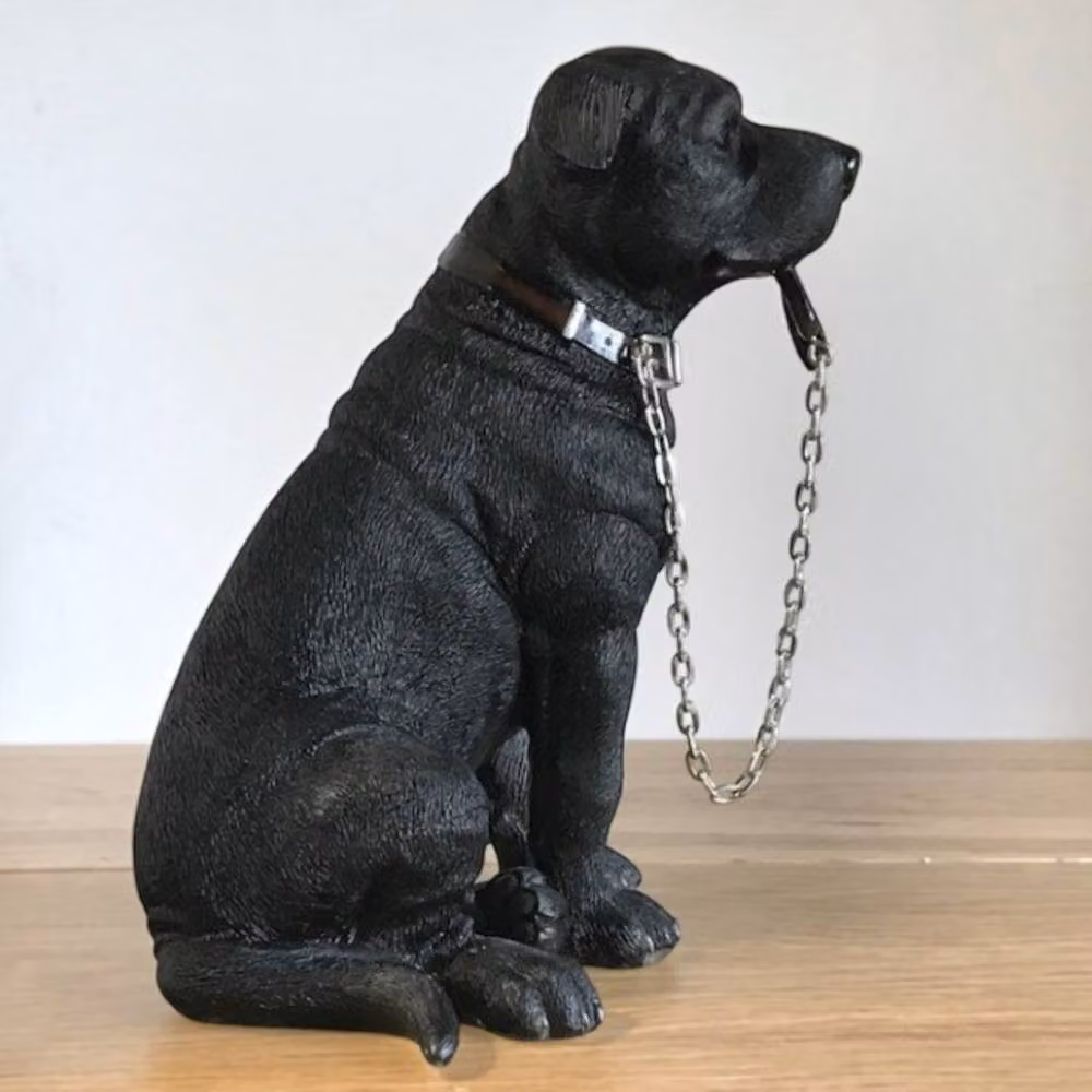 Leonardo Animal Crackers Staffordshire Bull Terrier Figurine in Black and Multicolour – 4