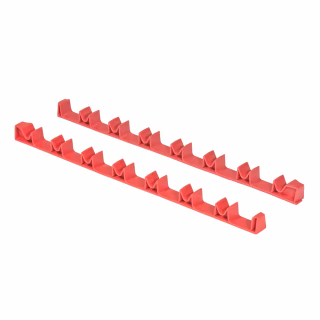 Ernst Manufacturing 14-Tool No-Slip Low-Profile Screwdriver Rail Set, Red – 1