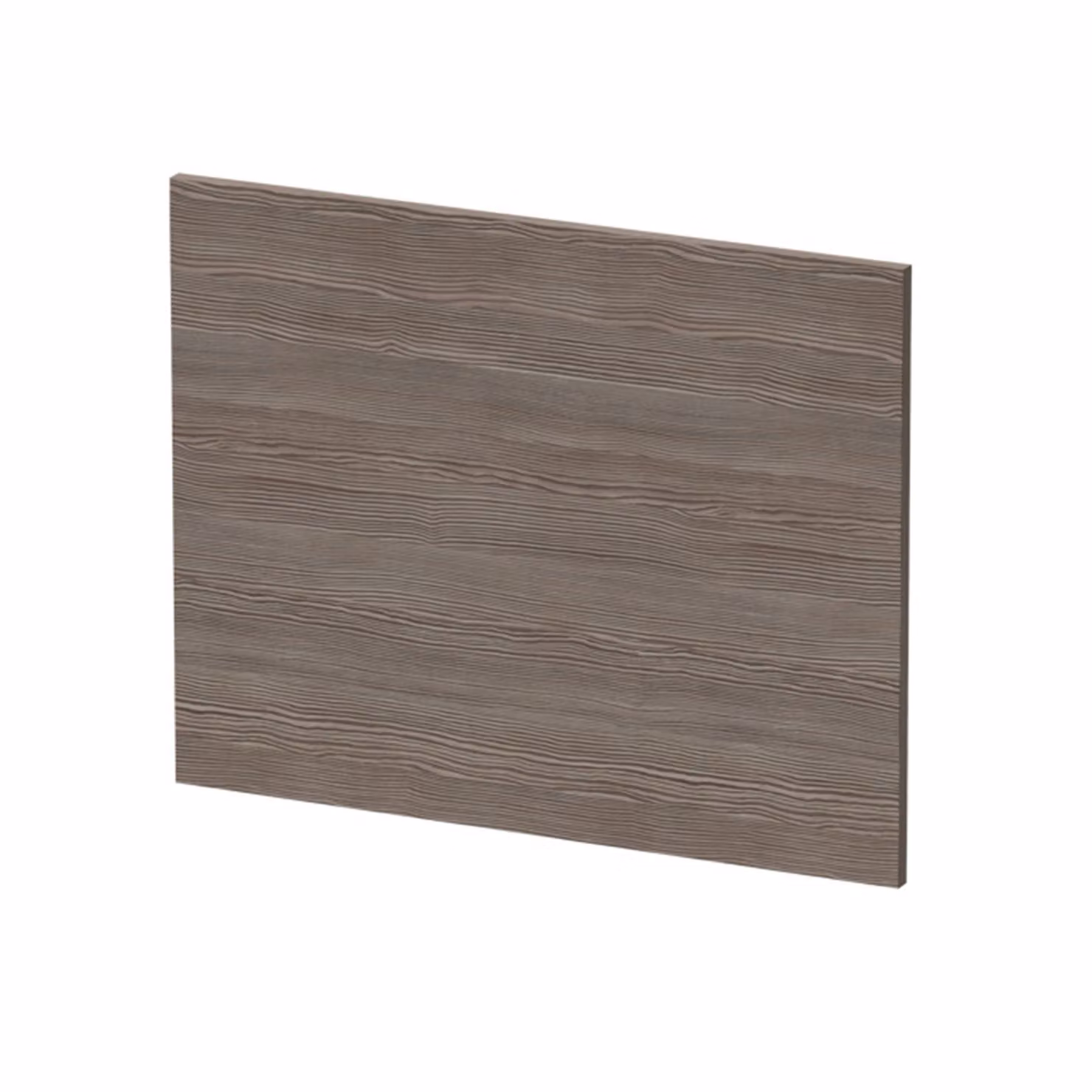 Royal Bathrooms Turin 700mm Grey Elm L-Shaped Bath MDF End Panel in Matt Grey
