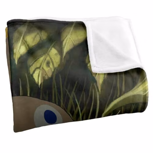 LOGOVISION Over The Garden Wall Rock Fact Super Soft Microfibre Throw Blanket, White and Multicolour, W/D/H: 152 x 127 cm – 2