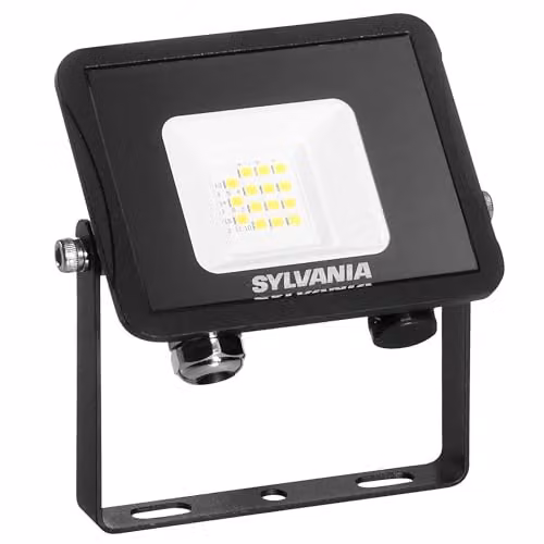Sylvania Sylflood LED IP65 Floodlight, Black, 9.5W, 4000K Cool White – 1