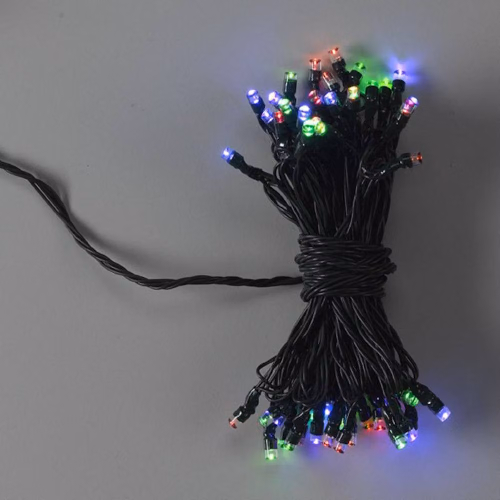 Smart Garden Products Solar Powered Multicoloured LED String Lights with 50 Bulbs – 3