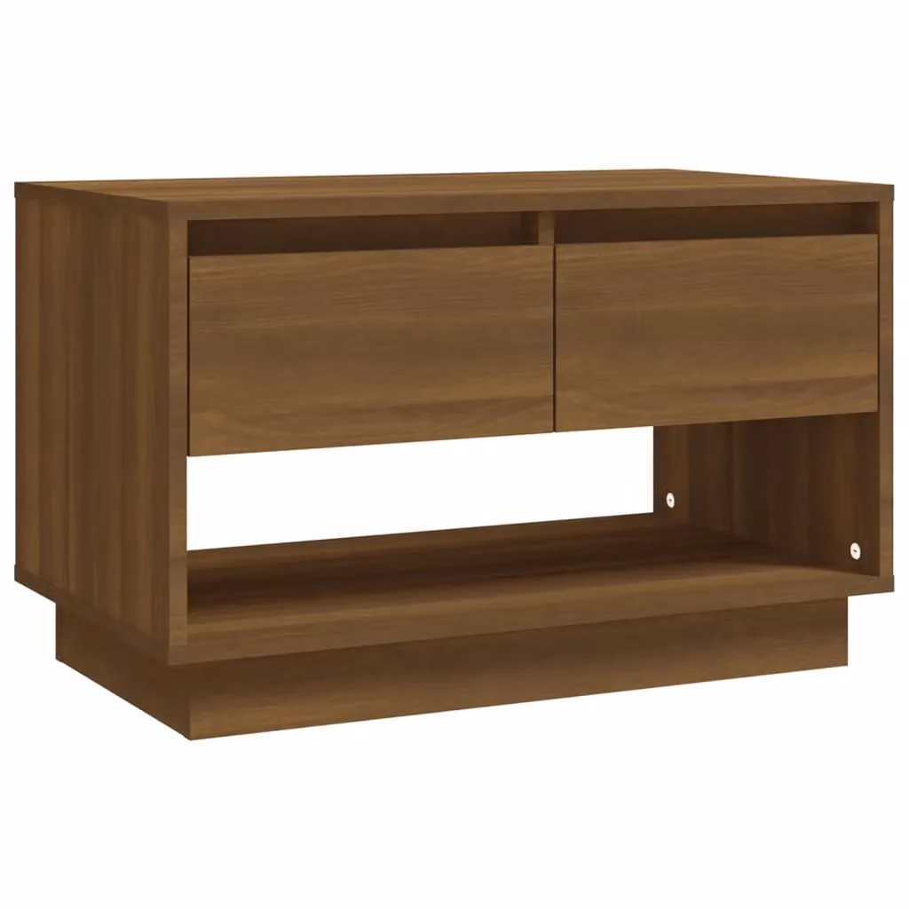 Berkfield Home Brown Oak TV Cabinet, W/D/H: 70 x 41 x 44 cm – 2