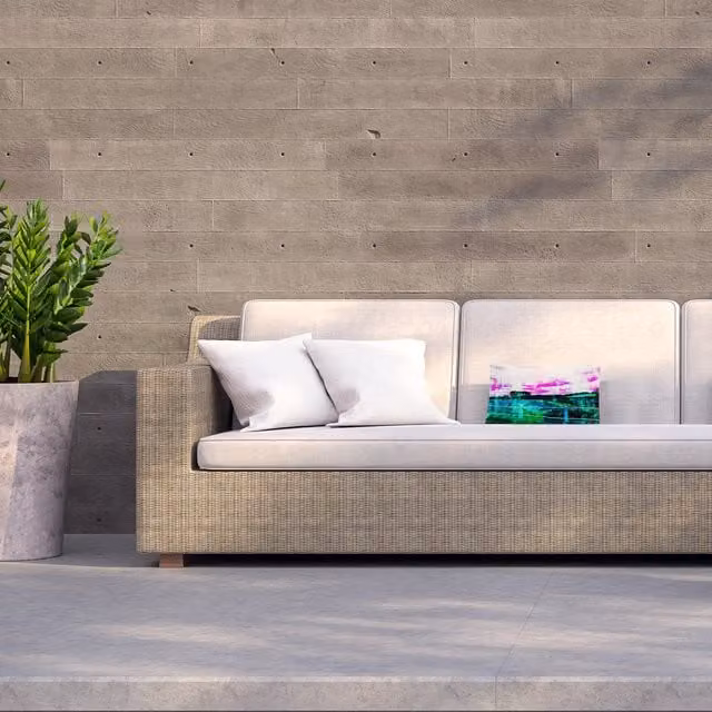 Benjamin Tate Design LTD Fluorescent Countryside Rectangular Outdoor Cushion in Green