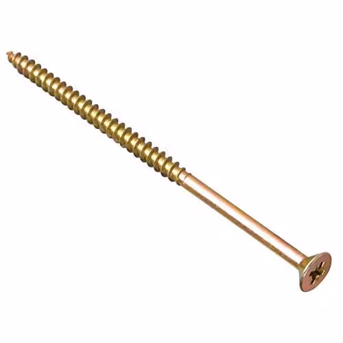 Forgefix Multi-Purpose Pozidriv Chipboard Screws, Silver, 100 Pack