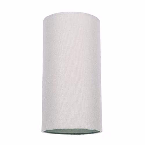 Happy Homewares Grey Linen Fabric Cylindrical Lamp Shade, Height: 25 cm – 1