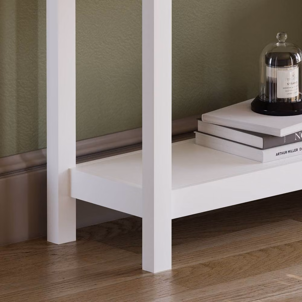 Vida Designs Arlington 3 Drawer Console Table in White – 4