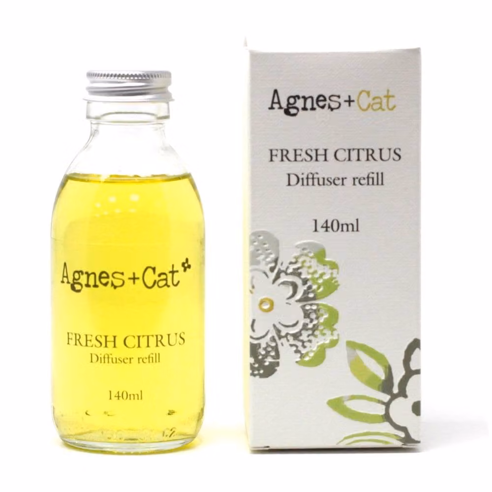 Serenityy Fresh Citrus Aromatic Reed Diffuser Set in Yellow – 2
