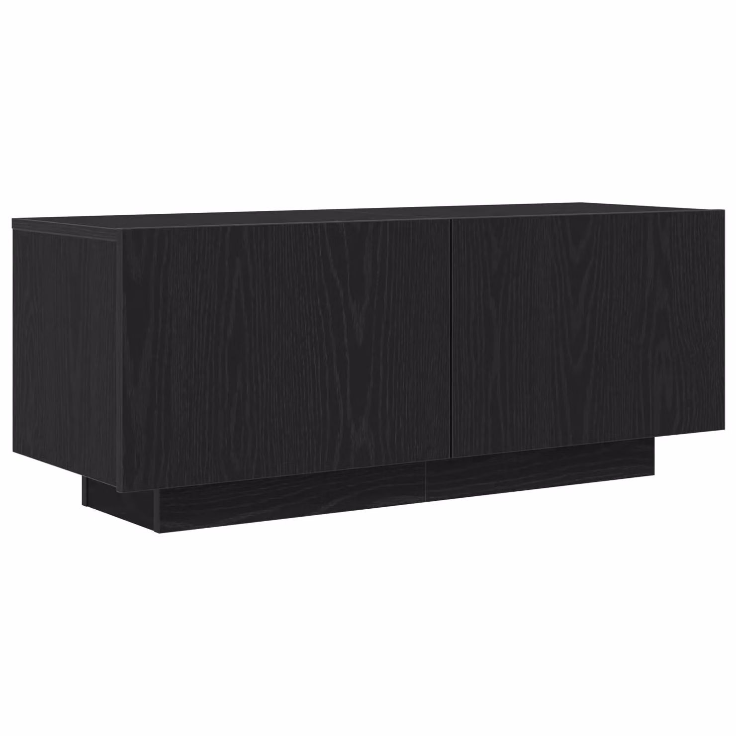 Berkfield Home Modern Black Oak TV Stand W/D/H: 100 x 35 x 40 cm – 2
